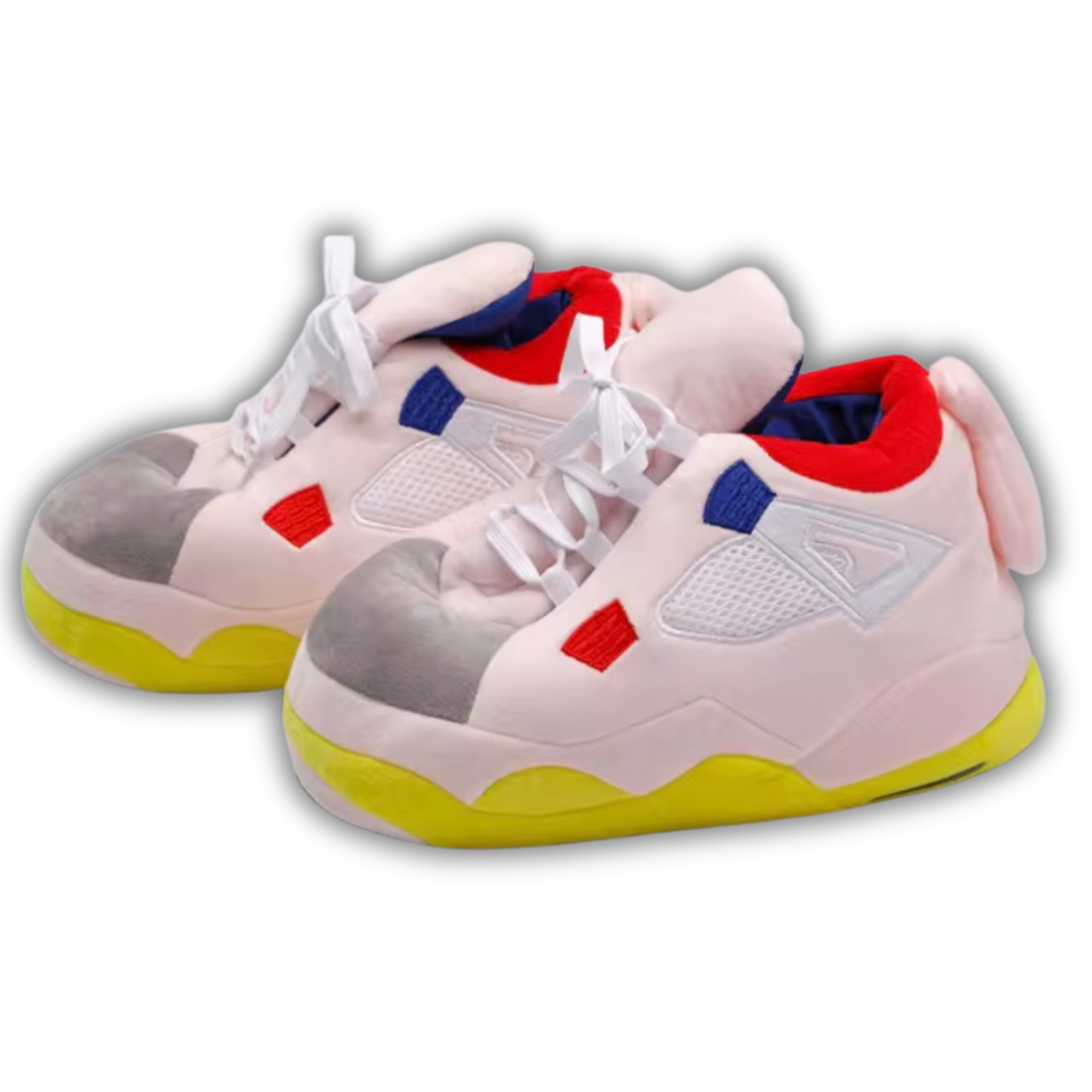 AJ 4 Plush House Slippers - Light Pink