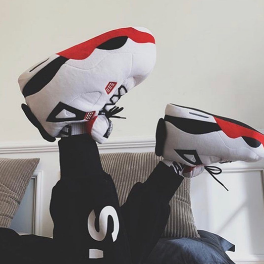 AJ 4 Plush House Slippers