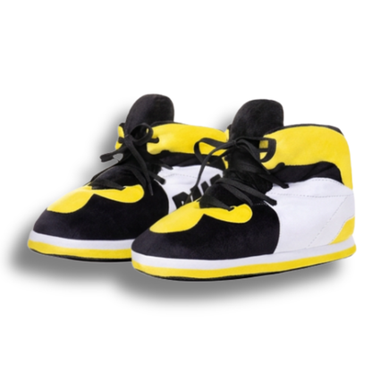 AJ 1 Plush House Slippers - Yellow