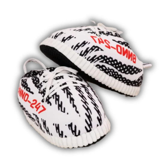 YZY 350 Sneaker House Slippers - Zebra
