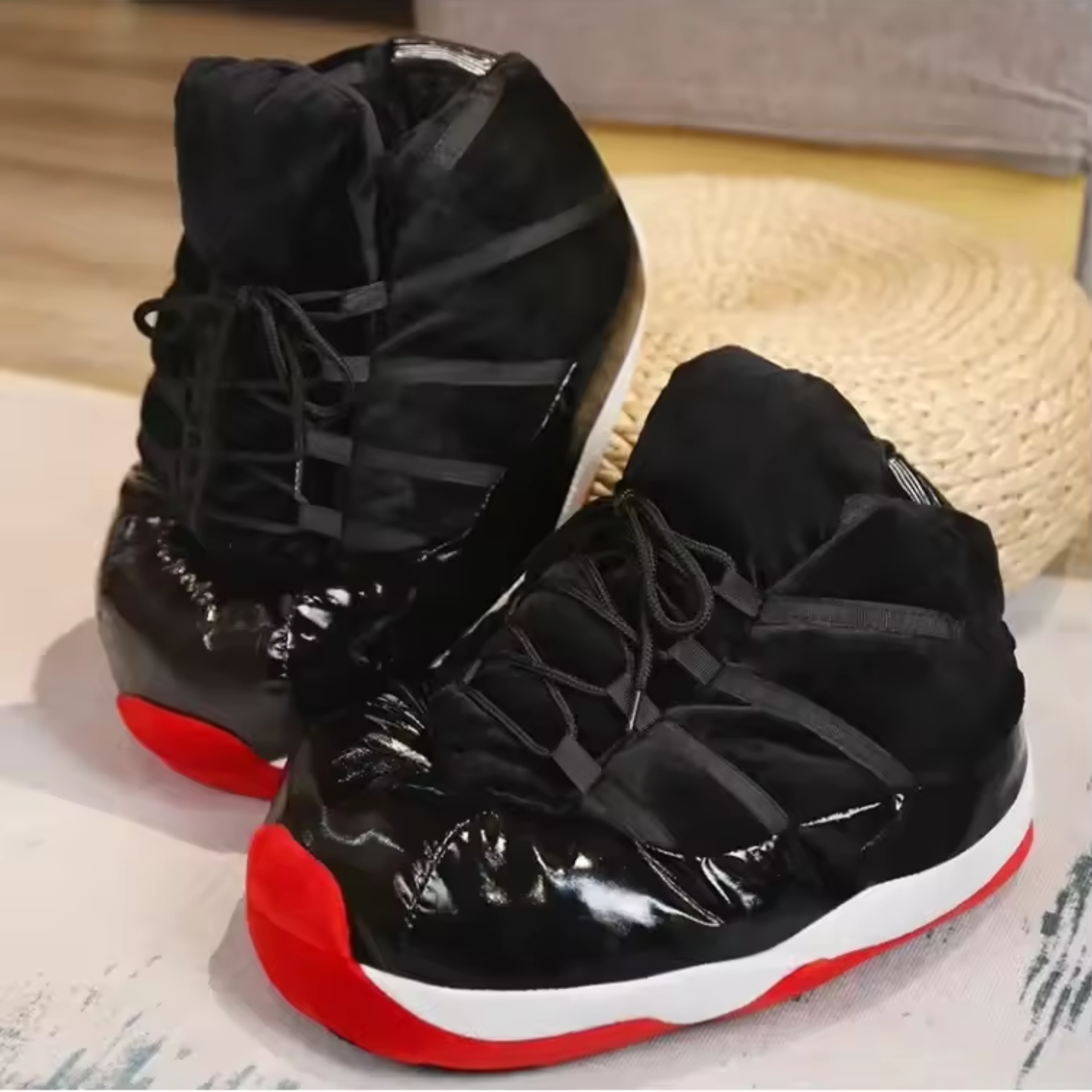 AJ 11 Plush House Slippers