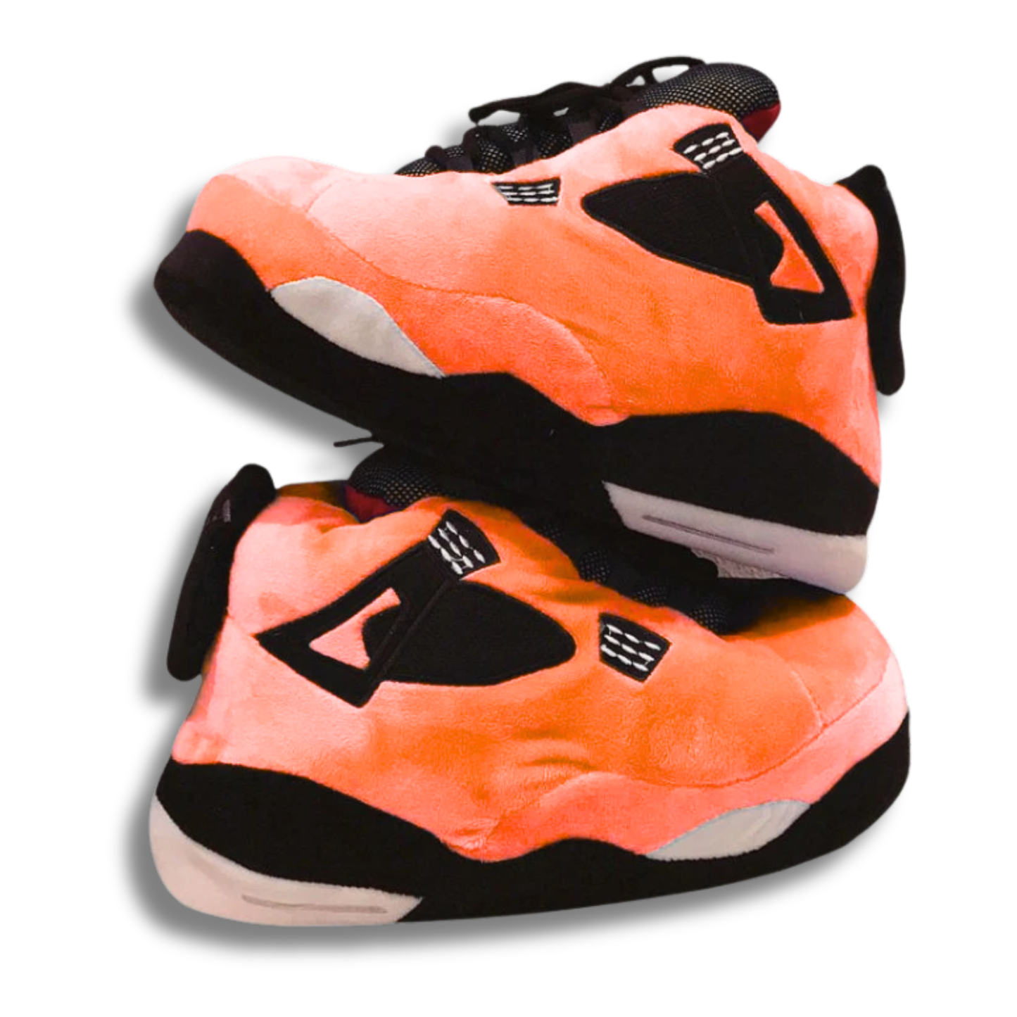 AJ 4 Plush House Slippers - Orange
